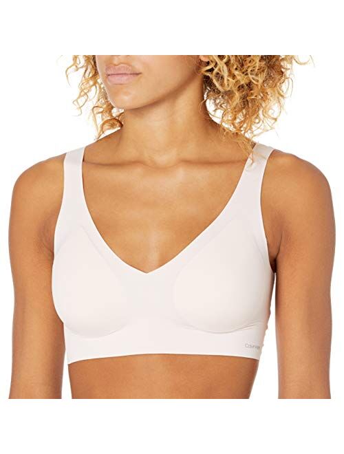 Calvin Klein Women's Invisibles Comfort Plunge Push-Up Bralette QF5785