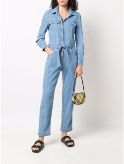 WASHINGTON DEE CEE straight-leg denim jumpsuit