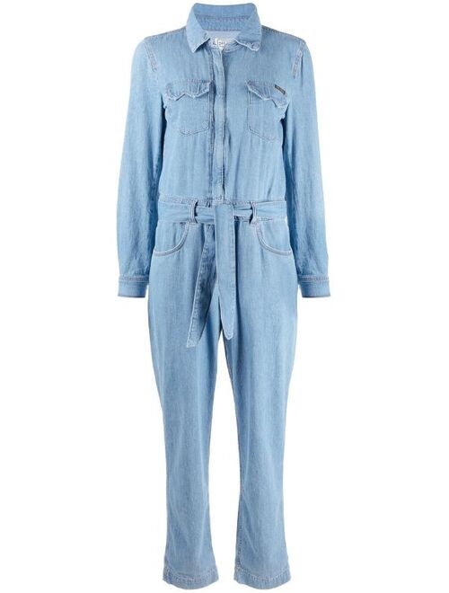 WASHINGTON DEE CEE straight-leg denim jumpsuit