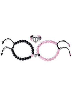 XIANNVXI Couples Bracelets His and Her Magnetic Matching Couple Gifts Bracelets Jewelry