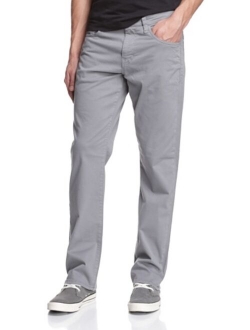 Men's Matt Classic Mid-Rise Relaxed Straight-Leg Pants