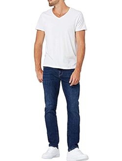 Men's Matt Mid Rise Relaxed Straight Leg Jeans