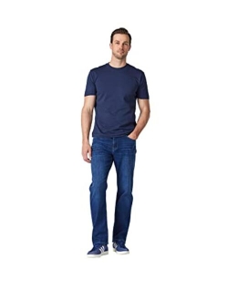 Men's Matt Mid Rise Relaxed Straight Leg Jeans