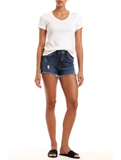 Women's Rosie High Rise Boyfriend Denim Shorts