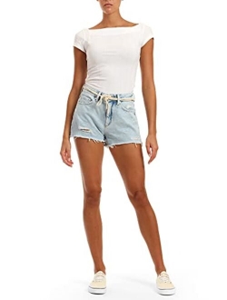 Women's Rosie High Rise Boyfriend Denim Shorts