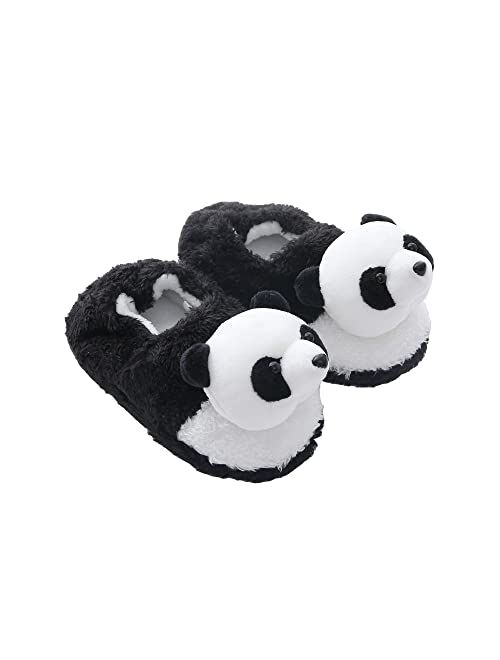 Enteer Toddler Girls' Doggy Stripe Slipper