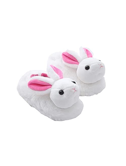 Enteer Toddler Girls' Doggy Stripe Slipper