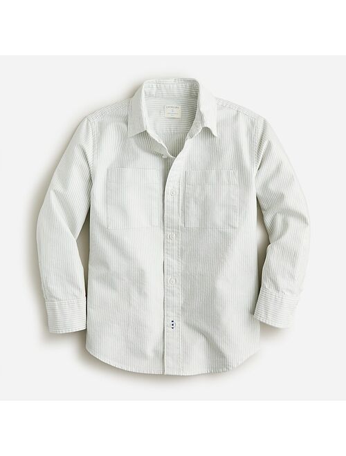 J.Crew Kids' relaxed-fit oxford shirt in stripe