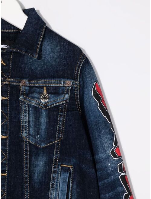 Dsquared2 Kids logo-print denim jacket