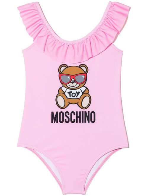 Moschino Kids Teddy Bear motif swimsuit