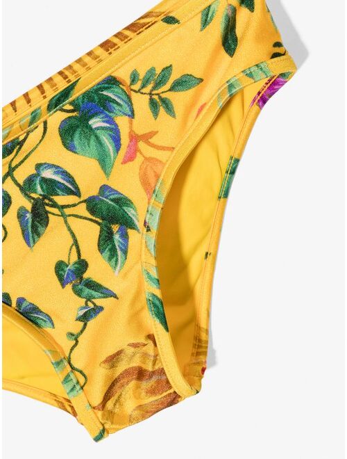 ZIMMERMANN Kids Tropicana print bikini