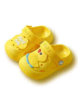 Chavanji Kids Garden Clogs Summer Cute Sandals Slippers with Cartoon Charms Boys Girls Toddler Water Shoes for Beach Pool Sandals