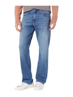 Men's Matt Mid-Rise Relaxed Straight Leg Jeans