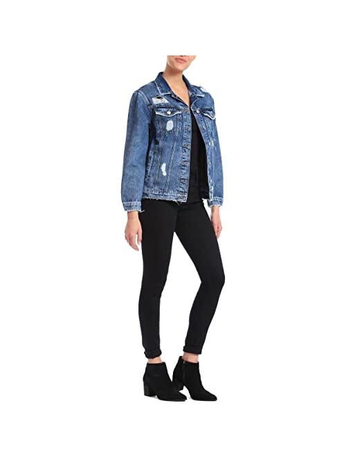 Mavi Women's Karla Relaxed Denim Jackets