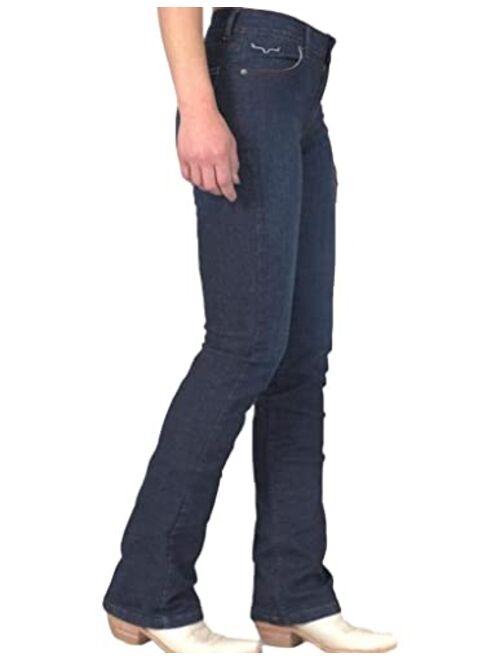 Kimes Ranch Women's Dark Wash Audrey Bootcut Jeans Blue