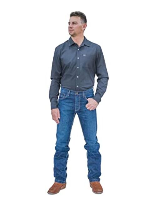 Kimes Ranch Men's Thomas Dark Wash Straight Bootcut Riding Jeans