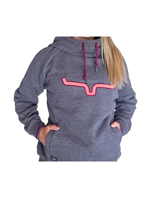 Kimes Ranch Women's Two-Scoops Logo Hoodie Sweatshirt