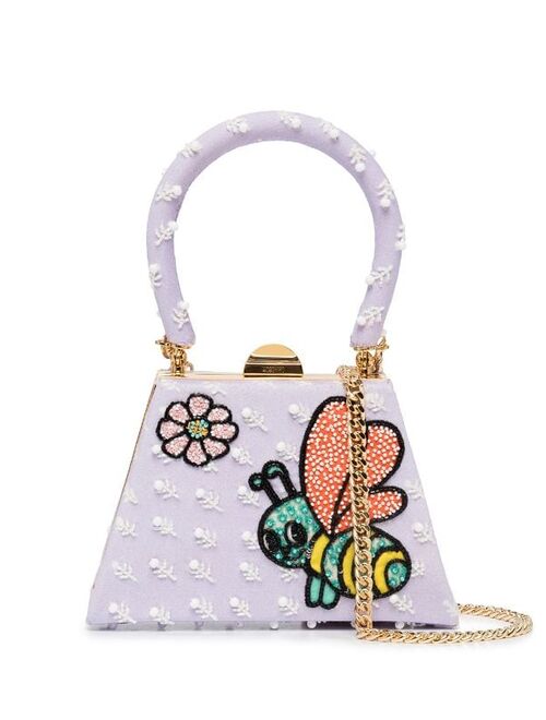 Moschino beaded bumblebee mini bag