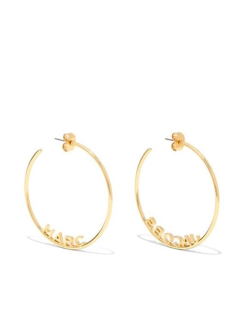 Marc Jacobs monogram hoop earrings