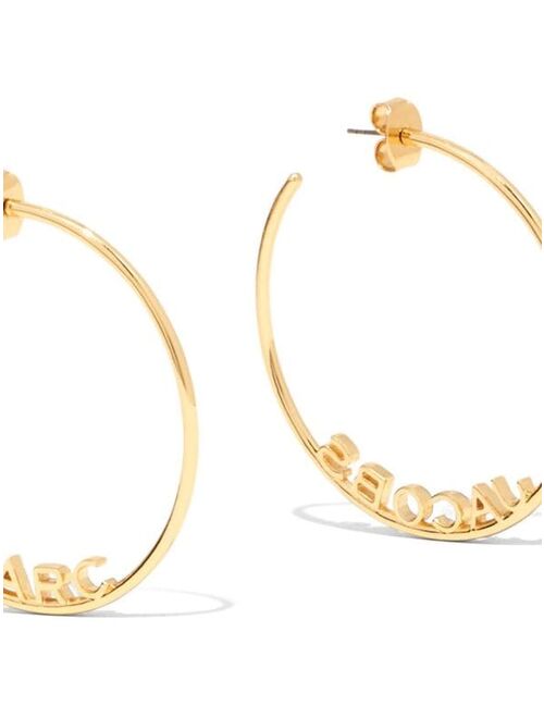 Marc Jacobs monogram hoop earrings