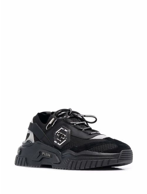 Philipp Plein Predator panelled low-top sneakers