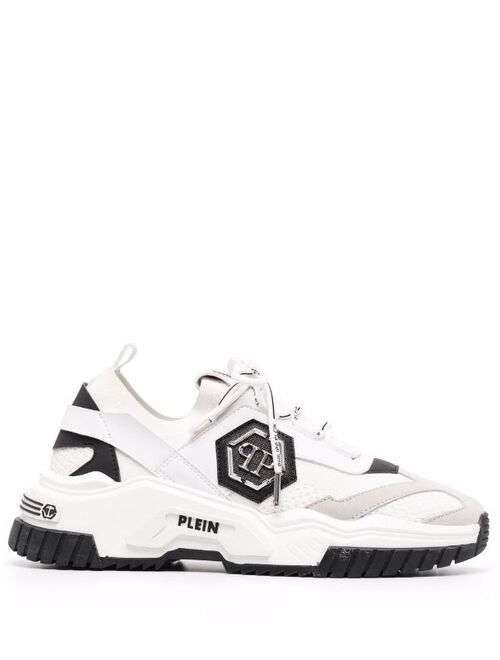 Philipp Plein Predator panelled low-top sneakers