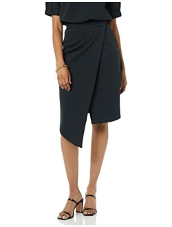 TEREA Women's Hazel Wrap Midi Skirt