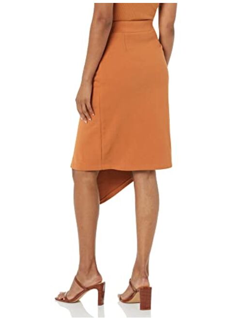 TEREA Women's Hazel Wrap Midi Skirt