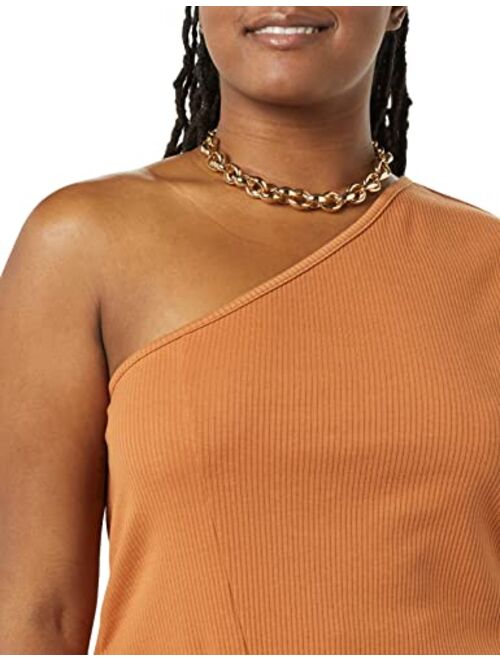 TEREA Women's Jade One Shoulder Tie Front Top