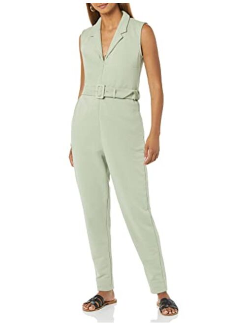 TEREA Women's Aria Collared Zip Front Jumpsuit