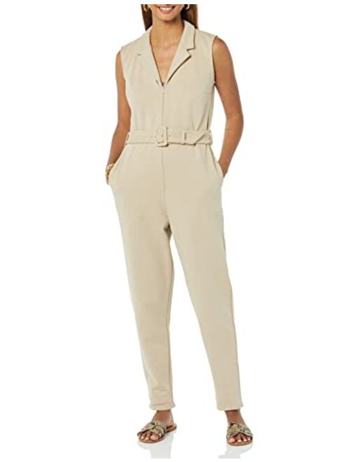 TEREA Women's Aria Collared Zip Front Jumpsuit