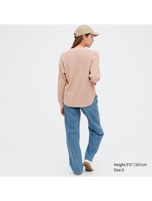 Uniqlo Waffle Crew Neck Long-Sleeve T-Shirt