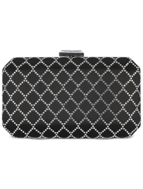 INC International Concepts Sasha Satin Sparkle Clutch, Created for Macy's