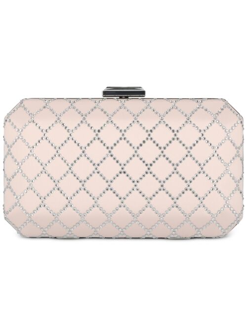 INC International Concepts Sasha Satin Sparkle Clutch, Created for Macy's