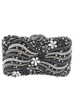 Women Crystal Clutch Evening Bags Wedding Party Rhinestones Handbags Ladies Gala Dinner Purses