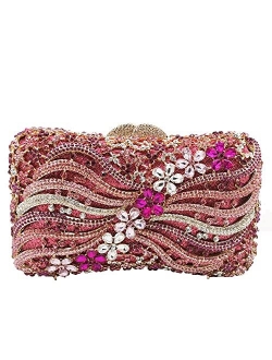 Women Crystal Clutch Evening Bags Wedding Party Rhinestones Handbags Ladies Gala Dinner Purses