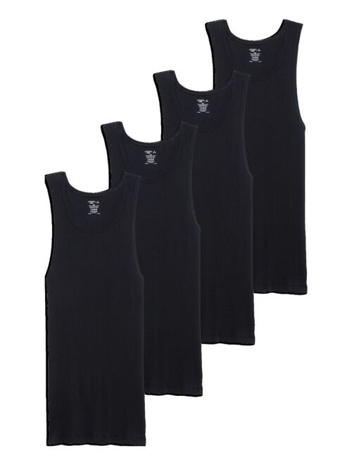 Jockey Men's Cotton A-shirt Tank Top, Pack of 4