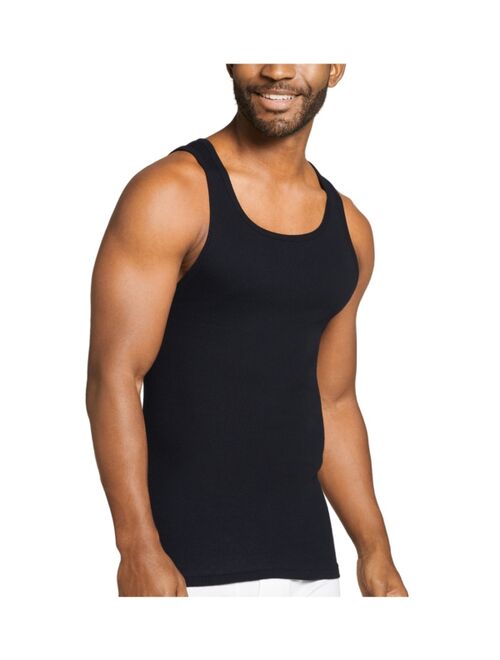 Jockey Men's Cotton A-shirt Tank Top, Pack of 4