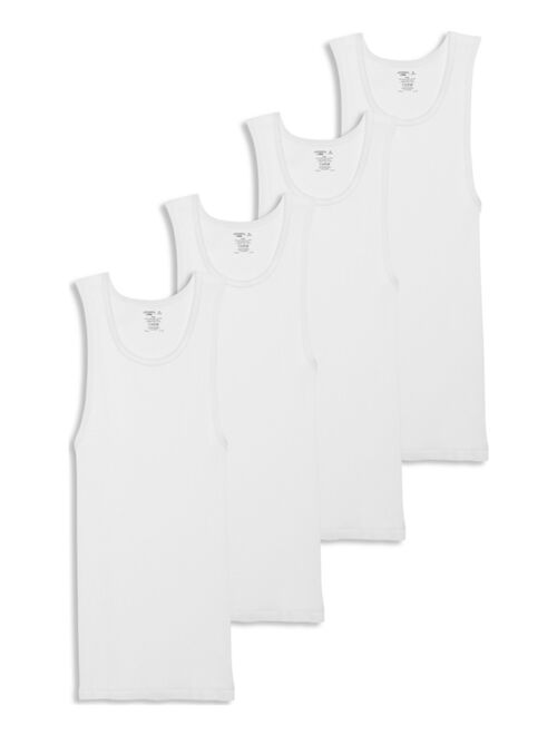 Jockey Men's Cotton A-shirt Tank Top, Pack of 4