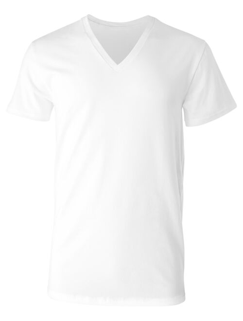 Hanes Men's Ultimate 4-Pk. Moisture-Wicking Stretch V-Neck T-Shirts