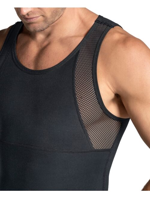 LEO Men's Stretch Moderate Compression Shaper Tank Top