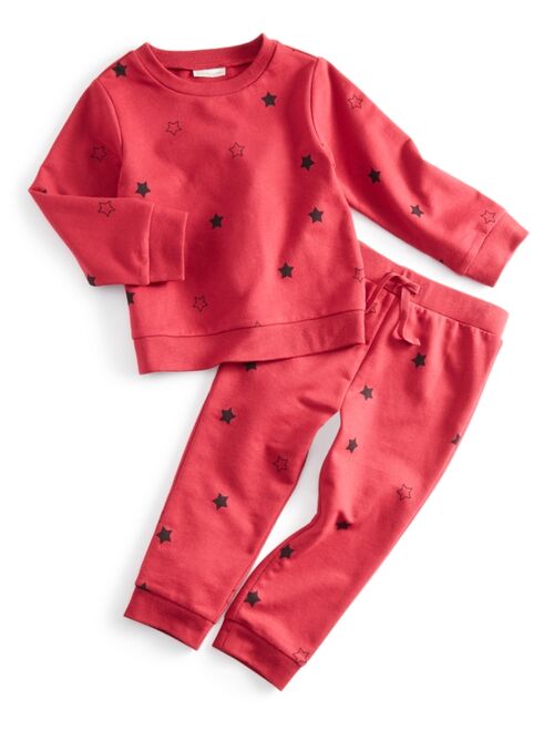 First Impressions Baby Boys 2-Pc. Star-Print Shirt & Pants Set, Created for Macy's