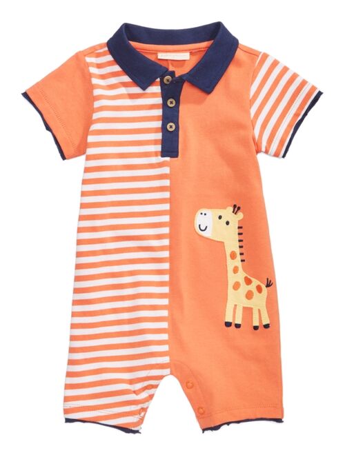 First Impressions Cotton Giraffe Romper, Baby Boys, Created for Macy's