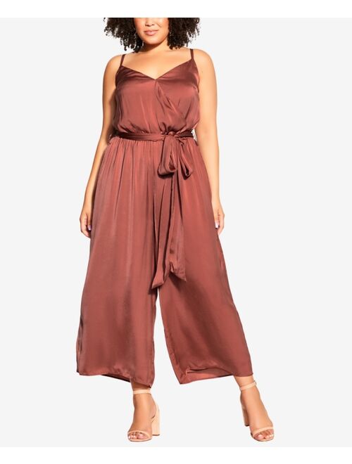 City Chic Trendy Plus Size Avery Jumpsuit Pants