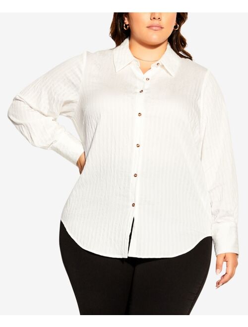 City Chic Trendy Plus Size Dylan Shirt