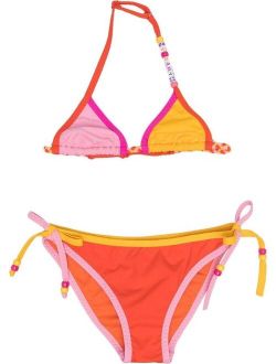 MC2 Saint Barth Kids colour-block bikini set