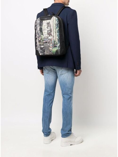 Paul Smith multi-print backpack