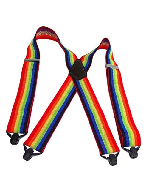 Hold-Up Suspender Co. Holdup 2" Wide Contractor Suspenders with Patented Composite Plastic Gripper Clasps