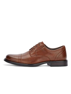 Mens Garfield Dress Cap Toe Oxford Shoe - Wide Widths Available