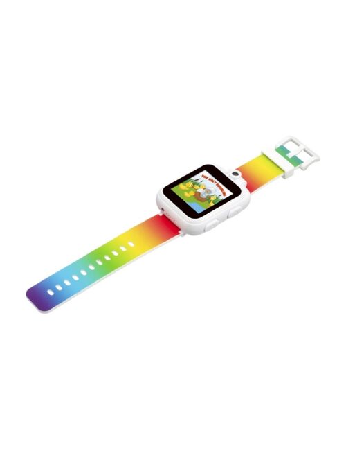 PLAYZOOM Kid's 2 Rainbow Print Tpu Strap Smart Watch 41mm